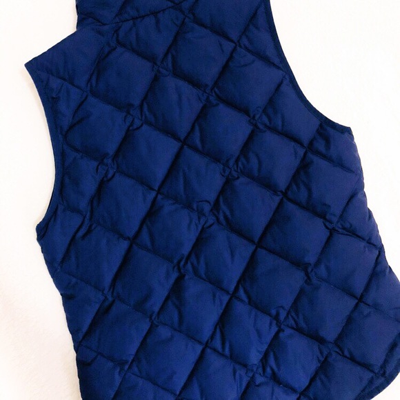J. Crew Jackets & Coats Nwot J Crew Navy Quilted Vest Gold Zipper